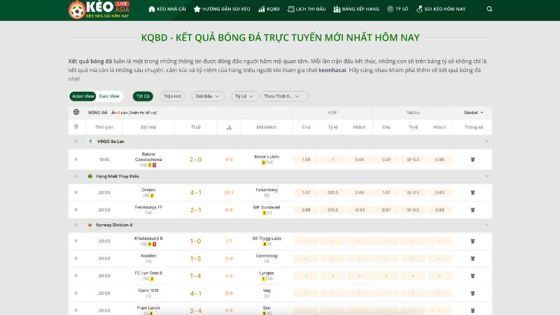 Tìm hiểu về kết quả bóng đá là gì